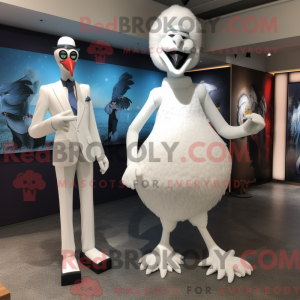 White Stilt Walker maskot...