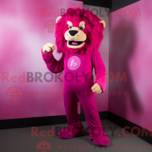 Magenta Tamer Lion maskotka...