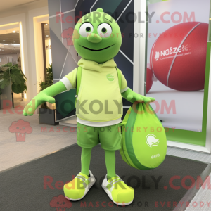 Postava maskota Lime Green...