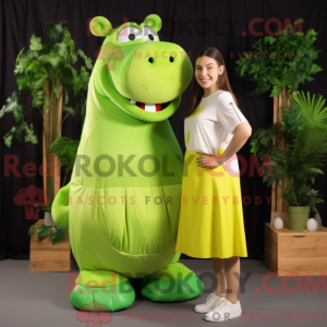 Lime Green Hippopotamus...