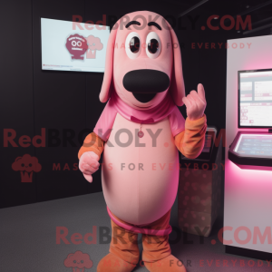 Disfraz de mascota Pink Hot...