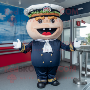 Navy Hamburger maskot...