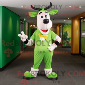 Lime Green Holstein Cow...