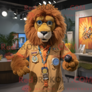Rust Tamer Lion mascot...