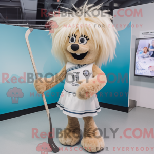 Mascotte de bâton de hockey...