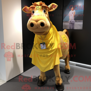 Gold Guernsey Cow...