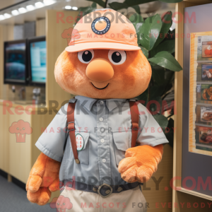 Maskottchenkostüm des Peach...