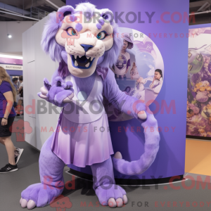 Lavendel Smilodon máscara...
