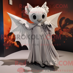 Silver Bat mascottekostuum...