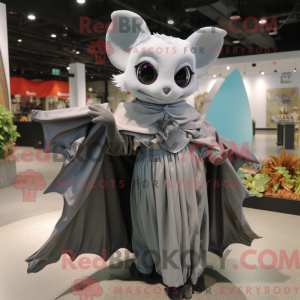 Silver Bat mascottekostuum...