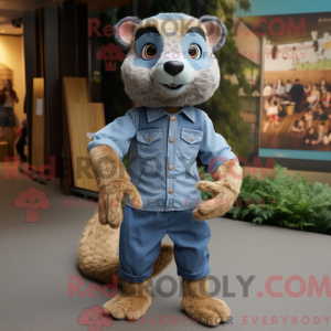 Mongoose mascot costume...