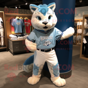 Sky Blue Lynx mascotte...