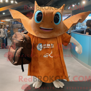 Rust Manta Ray mascot...
