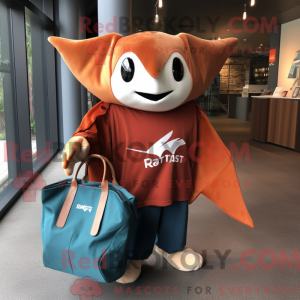 Rust Manta Ray Maskottchen...
