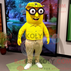 Lemon Yellow Lemon mascot...