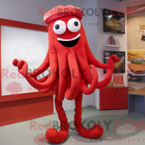 Postava maskota Red Fried...