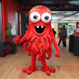Red Fried Calamari maskot...