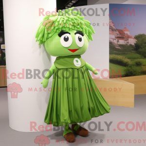 Oliven irsk flagg maskot...
