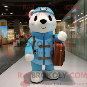 Postava maskota Sky Blue...