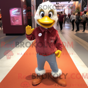 Maroon Gosling mascot...