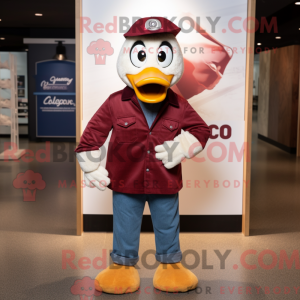 Maroon Gosling maskot...