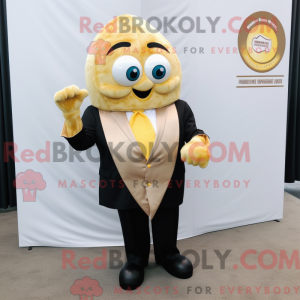 Gold Oyster mascot costume...