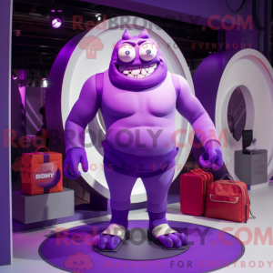 Postava maskota Purple...