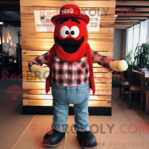 Postava maskota maskota Red...