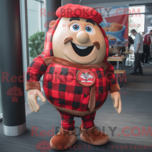 Red Burgers Maskottchen...