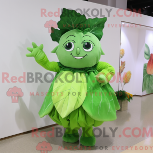 Maskotdraktfigure Green...