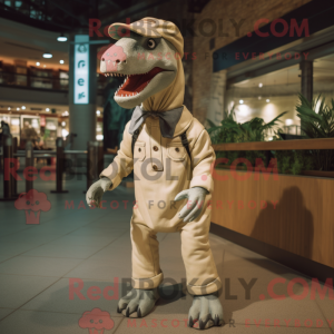 Máscara de creme Allosaurus...