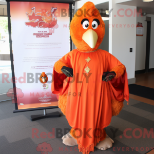 Máscara de frango Orange...