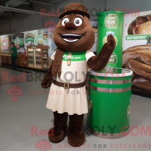 Brown Green Beer mascotte...
