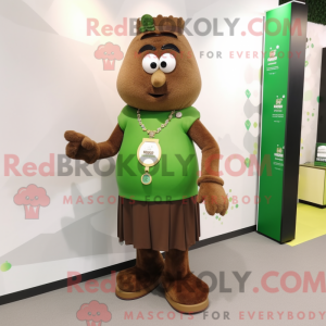 Brown Green Beer mascotte...