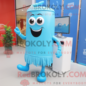 Postava maskota Sky Blue...