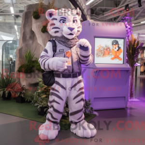 Maska Lavendel Tiger w...