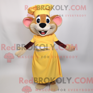 Gul Ratatouille maskot...
