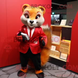 Maskottchenkostüm Rotes...