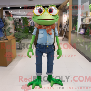Disfraz de mascota rana...