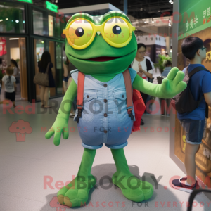 Disfraz de mascota rana...