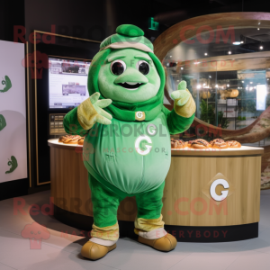 Green Croissant mascotte...