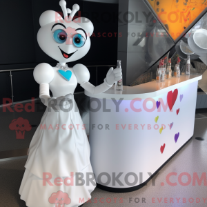 White Heart mascotte...