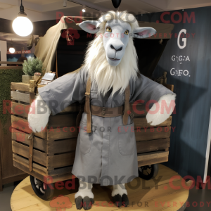 Mascotte de chèvre Angora...