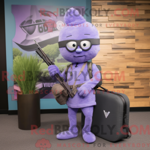 Lavendel Sniper maskot...