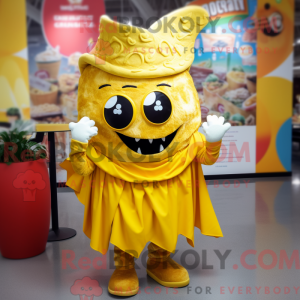 Personaggio mascotte giallo...