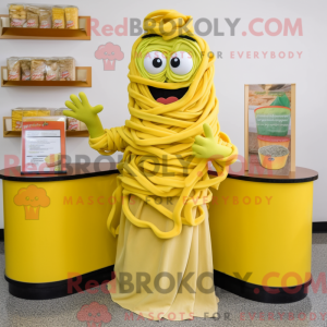 Yellow Pesto Pasta mascot...