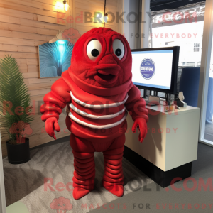 Máscara Rød Trilobite com...