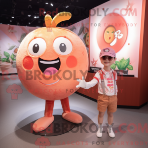Peach Steak mascottekostuum...