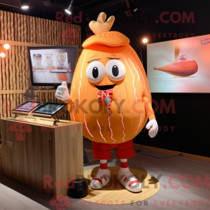 Peach Steak maskot kostume...