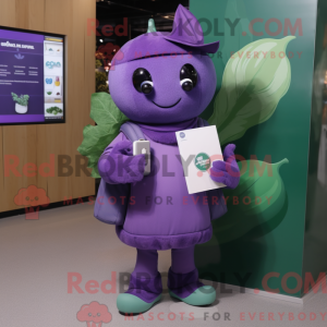 Postava maskota Purple...